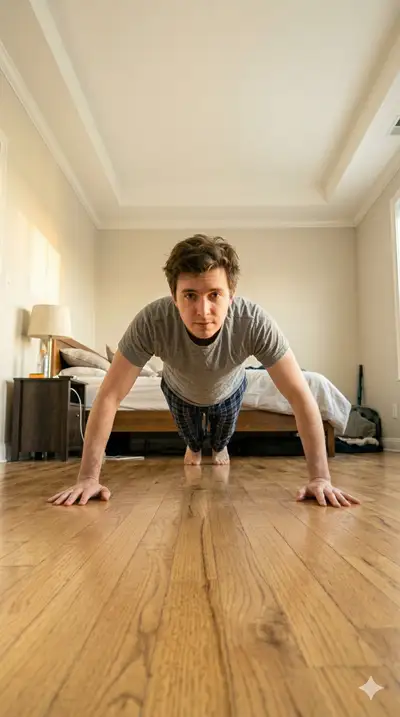 ZzZlapp pushup mission — 3 of 10 completed